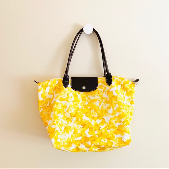 Yellow longchamp Clearance